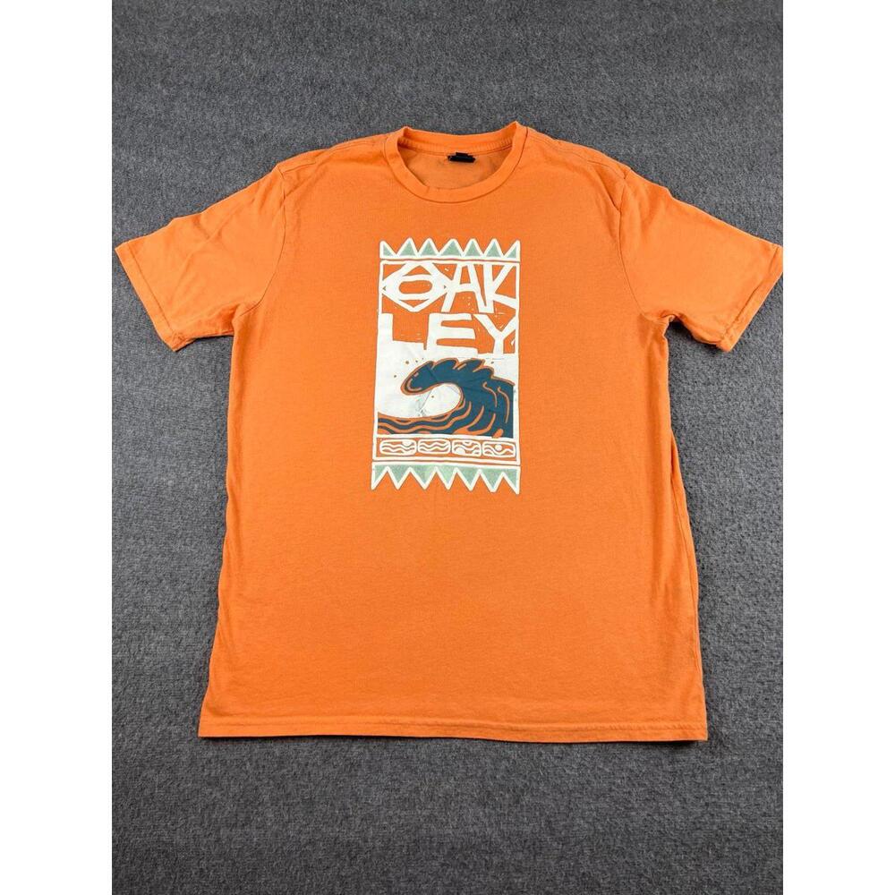 Oakley Orange Graphic Regular‎ Fit T-Shirt Size Large